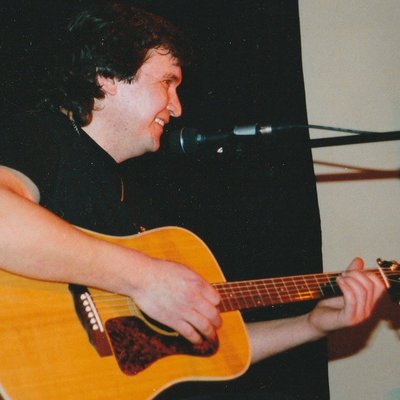 Brian Champagne, opening the very first Northern Lights Folk Club show